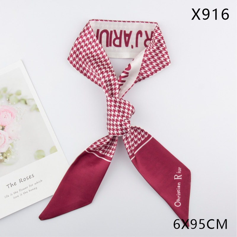 X916 imitación seda pata de gallo rosa roja