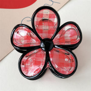 Pinza de Pelo de Plástico con Diseño Floral Hecha a Mano, Nueva Llegada de Fábrica, Accesorios para el Cabello Hechos a Mano para Mujer - Product Image 6