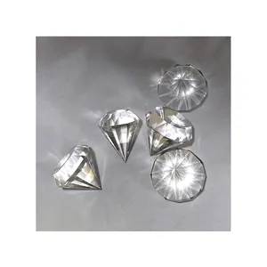 Grosir 100% Berlian Kualitas Tinggi Alami Potongan Kristal Bening Berlian Dipoles Kristal Berlian Besar 200Mm untuk Hadiah
