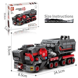 Senbao 107029-107030 Trasportatore della Terra Errante, Blocchi da Costruzione Educativi a Piccole Particelle, Giocattolo di Fantascienza - Product Image 5