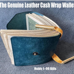 Cross-border PU leather magnetic lock cash holder, can hold 1-99 US dollar bills. - Product Image 2