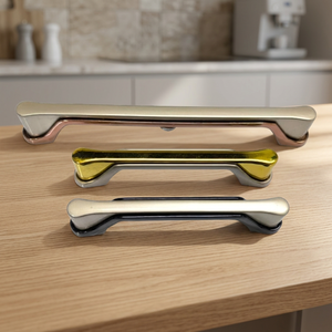 Modern Zinc Alloy Bar <b>Cabinet</b> Handles Kitchen Drawer Pulls Multi Color Durable Furniture Hardware Living Room Villa Warehouse - Product Image 1