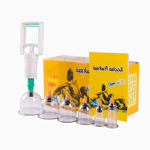Ensemble <span class=keywords><strong>de</strong></span> ventouses à 6 tasses pour la thérapie par ventouses <span class=keywords><strong>de</strong></span> la médecine traditionnelle chinoise, soulage le <span class=keywords><strong>vent</strong></span> et le froid, adapté à diverses parties du corps - Product Image 1