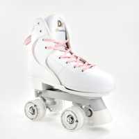 Patins à roulettes quad réglables 4 roues pour enfants, noirs/rose, avec roues en PVC de haute qualité, pour location professionnelle sur patinoire, chaussures de patinage en PP