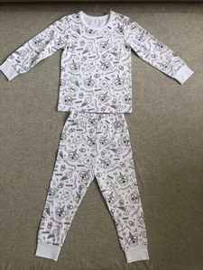 Piyama Anak Siap Kirim dengan Spidol, Set Piyama DIY untuk Anak Perempuan dan Laki-laki - Product Image 5