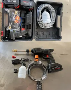 Lavadora de Autos Eléctrica Portátil Inalámbrica de Litio, Pistola de Lavado de Alta Presión para Limpieza de Techos, Herramienta de Limpieza a Batería - Product Image 5