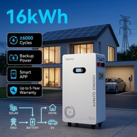 Batterie de stockage au lithium VANYO 51.2V 314Ah 16kWh pour villa, optimisation de la puissance solaire (Powerwall), faible entretien