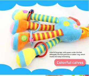 Happymonkey Bear Peluche Super Douce à Suspendre au Siège de Voiture, Pendentif Anti-Stress pour Poussette de Bébé Nouveau-né, Jouet Confort - Product Image 4