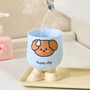 Gobelet de Bain et de Toilette Multifonctionnel Portable Léger pour Usage Quotidien, en Plastique Incassable à Motif Dessin Animé pour Bain de Pieds - Product Image 6
