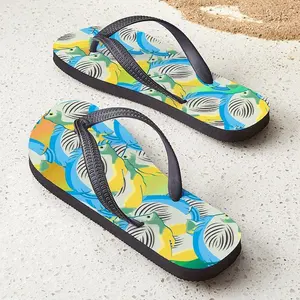 Personalized Summer Beach Flip Flops Slippers for Men 3D Printed Design with Custom Logo Made PE PVC EVA Material Sublimation