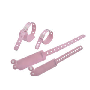 Pulseras de Identificación Médica para Bebés y Madres, Pulseras de Identificación de Paciente Rosas para Hospital - Product Image 2