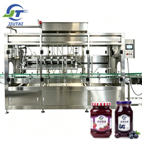 Zaadloze Blauwe Bosbessen Fruitconfituur Gladde Puree Dikke Geconcentreerde Bessensaus Afvulmachine Automatische Tracking Gearpomp Vulmachine