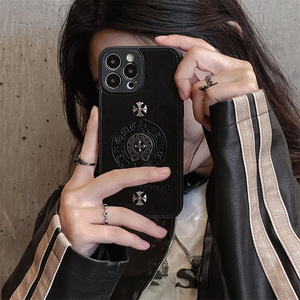 <span class=keywords><strong>Coque</strong></span> de téléphone portable en PU pour <span class=keywords><strong>iPhone</strong></span> 17 Air, design croisé chromé tendance DIY, étui pour <span class=keywords><strong>iPhone</strong></span> 15 Pro Max, <span class=keywords><strong>coque</strong></span> cœur pour <span class=keywords><strong>iPhone</strong></span> 16 Plus, accessoires électroniques - Product Image 3