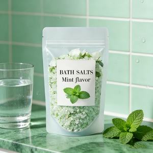 Sachet Doypack personnalisé réutilisable pour savon liquide, sel de bain, emballage de produits de bain au sel de mer, pochette à fermeture éclair en plastique, sac d'emballage pour produits de bain - Product Image 4