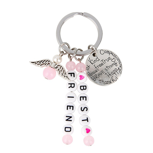 Llavero de Letras de Plástico, Colgante de Metal, Logotipo Personalizado, Cuentas de Alfabeto, Llavero de Aleación de Zinc, Llavero de Letras de Plástico Barato - Product Image 6