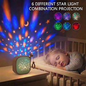 Máquina de Ruido Blanco Portátil para Bebés con Proyector de Estrellas, Recargable, Ideal para Viajes, Ayuda para Dormir, Ecológica - Product Image 5