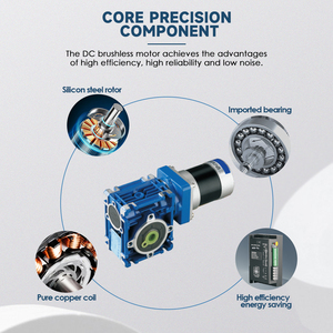 มอเตอร์ไร้แปรงถ่าน CE Magnet 24v และไดรเวอร์ไร้แปรงถ่าน และตัวควบคุม PWM - Product Image 3