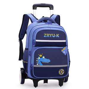 New Kid Trolley School <b>Backpack</b> Wheeled Bag for Children Trolley Schoolbag <b>Rolling</b> <b>Backpacks</b> - Product Image 3