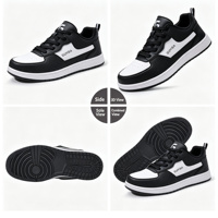 Nouvelles chaussures de skate décontractées respirantes pour hommes, chaussures de sport de sécurité