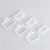 Caja de Plástico Transparente para Marcadores de Cables, Portaetiquetas para Cables, Cubierta de Identificación de Cables, Etiqueta para Cables Eléctricos, Proveedor Personalizado