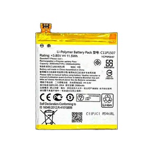 Batterie de remplacement C11P1507 5000mAh pour Asus Zenfone Max ZC550KL CE RoHS Vente en gros Haute capacité Grade A - Product Image 1
