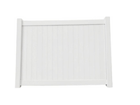 Clôture de ferme en PVC facile à assembler, écologique, imperméable, blanche, treillis pour la décoration de la cour avec un design 3D