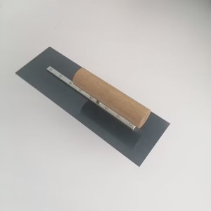 En gros Truelle de plâtrage en acier au carbone bleu à manche en bois, taille 300 mm, à encoches en V de 3 mm, <span class=keywords><strong>rouleau</strong></span> à pointes - Product Image 3