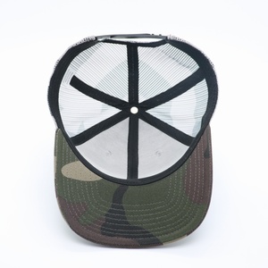 Gorra Trucker OEM Personalizada de Alta Calidad, 6 Paneles, 112 Camo, Visera Precurvada, Malla, Cierre de Hebilla, Estilo Deportivo - Product Image 6