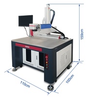 Machine de marquage laser à fibre grand format personnalisée 600*600mm, prend en charge les formats graphiques DXF PLT BMP