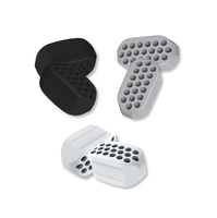 Entraîneur musculaire facial en silicone sans BPA, boule d'exercice pour la mâchoire, appareil d'exercice pour la ligne de la mâchoire avec logo personnalisé et options multicolores