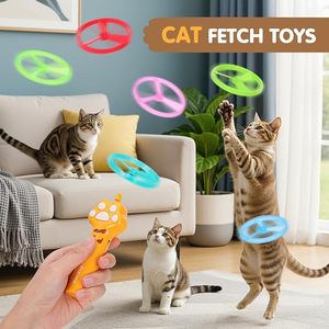 Disco Volador Interactivo para Mascotas, Juguete Recargable por USB para Gatos, Spinner Giratorio para Perros y Gatos, Juego en Interiores - Product Image 2