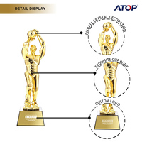 Venta Directa de Fábrica, Trofeo de Resina de 29 cm, Estilo Popular, Oro, Plata y Bronce, Trofeo de Baloncesto, Trofeo Personalizable