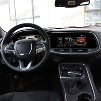 Odomètre numérique de voiture à double écran pour Dodge Challenger Hellcat Android Carplay Car Radio GPS Navigation Multimedia Player