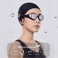 Lunettes de natation intelligentes SollaWave AI Music, anti-buée, diffusion MP3 et vocale en temps réel, compatibles avec les verres correcteurs, étanches IP68