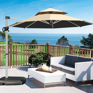 Parasols de jardin Marketing Umbrella, parasols de patio, parasols à roulettes avec base d'eau de 130/200 kg, parasols d'extérieur imperméables, usine de parasols - Product Image 2