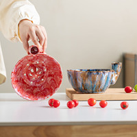Creatieve draaibare spoelbak, milieuvriendelijke keramische moderne fruitmand, multifunctionele afdruipbak, bord, servies voor één persoon