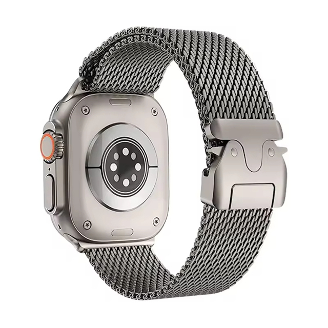 Eraysun Milanese Loop Watch Strap Ultra 3 2 42/44/45/49mm Stainless Steel Mesh Metal Iwatch11 9 8 for Apple Watch Bands