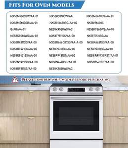 Joint d'étanchéité de porte de <span class=keywords><strong>four</strong></span> DG63-00255B, 86 pouces de long, 27 clips de fixation pour fours <span class=keywords><strong>Samsung</strong></span>, remplace DG63-00255A 3554990 - Product Image 4