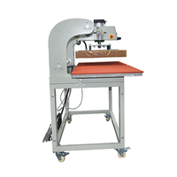 Fábrica directamente automática abierta 60*80cm estación doble máquina de prensa de calor vinilo camiseta logo máquina de impresión
