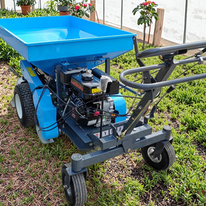 果园肥料大型旋转撒布机自走式堆肥撒布机双盘草坪撒布机 - Product Image 1