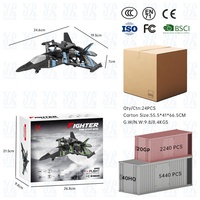 Avion RC AiJH 2.4G en mousse EPP avec stabilisation gyroscopique, anti-chute et évitement d'obstacles – Jouet avion RC