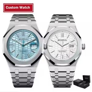 Reloj Mecánico de Diseño Original con Logotipo Personalizado, Movimiento Automático, Esfera Simple, para Hombre, Precio al por Mayor - Product Image 1