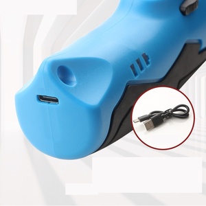 Cisailles électriques sans fil en acier, moteur sans balais 3,6 V, bleu + rouge, capacité de coupe 28 mm, tissu, cuir, électrique - Product Image 3