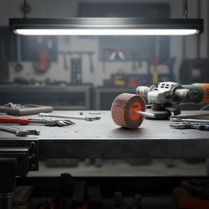 Roue à lamelles abrasives Ttake 30x10 mm, grain 80, tige de 6 mm pour le meulage - Product Image 3