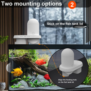 Distributeur de nourriture intelligent pour poissons avec caméra, contrôle à distance par application, alimentation programmée pour aquariums - Product Image 4