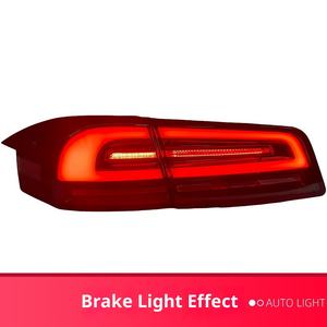 مجموعة أضواء خلفية <span class=keywords><strong>LED</strong></span> جديدة لسيارة تسلا موديل S بجهد 12 فولت مع عدسة شفافة وإضاءة بيضاء سفلية للقيادة والفرامل وإشارات الانعطاف للتحديث/الترقية - Product Image 5