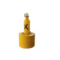 Bouée de navigation marine durable en LLDPE, marqueur de canal avec lumière d'avertissement solaire, 800x1400mm, 200KG, BT ISO9001