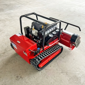เครื่องตัดหญ้าแบบรีโมทคอนโทรลชนิดครอว์เลอร์ สามารถปรับแต่งได้สำหรับใช้ในโรงเรือนเกษตร สวนผลไม้ และพื้นที่ขนาดเล็ก - Product Image 3