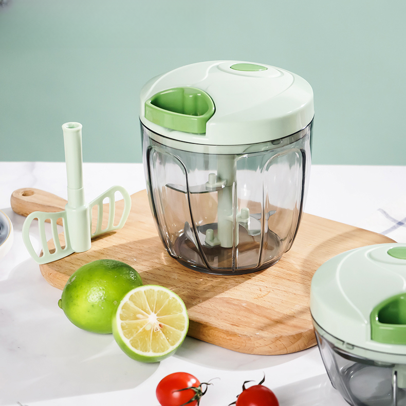 Mini manuale cibo Chopper Multi-funzionale strumento da cucina per la carne e verdure aglio cipolla Cutter con utensili per la lavorazione degli alimenti