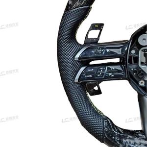 Volant sport en fibre de carbone et cuir de haute qualité, design sportif, directement de l'usine pour les modèles Benz W204 W205 W167 W212 W222 - Product Image 2